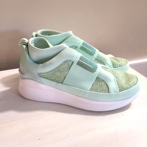 UGG Chunky Platform Neutra Glitter Sneakers - Picture 3 of 8